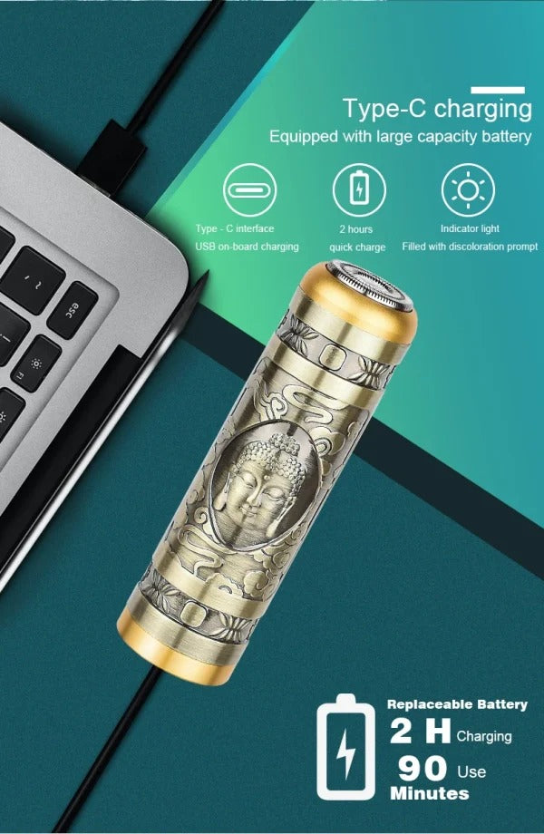 A8 Mini metal Electric Shaver for Men Home Razor Travel Razor (Rechargeable)