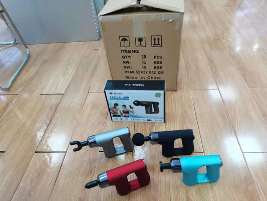 Blueidea Deep Tissue fascial massager with 4 massage Muscle Massage Gun (Random color)